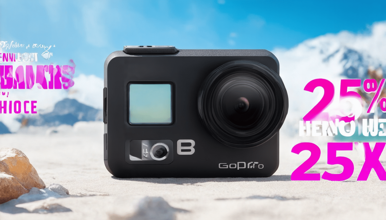 ne manquez pas notre promotion exceptionnelle ! bénéficiez d'une remise incroyable de 25% sur la gopro hero13 black. capturez vos aventures avec la meilleure caméra d'action du marché à un prix réduit. offrez-vous des souvenirs inoubliables dès maintenant !