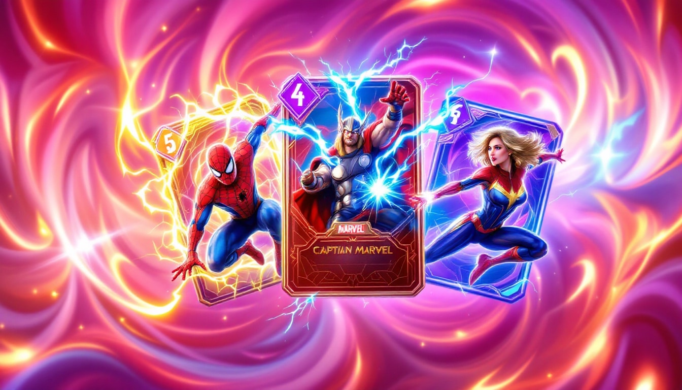 découvrez marvel snap, un jeu de cartes captivant sur android, où vous pourrez collectionner et affronter vos héros marvel favoris. plongez dans des batailles stratégiques et construisez le meilleur deck pour triompher dans cet univers riche en action.